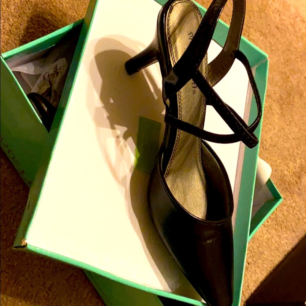 Black Strapy Heels